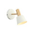 Аплик ZAMBELIS 20218 WALL LAMP IRON  WHITE-GOLD 1xE14 | Osvetlenieto.bg