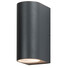 Фасаден аплик ZAMBELIS E122 OUTDOOR SCONCE 2xGU10 | Osvetlenieto.bg