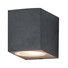 Фасаден аплик ZAMBELIS E123 OUTDOOR SCONCE ALUMINIUM GLASS DIFFUSER GRAPHITE 1xGU10 | Osvetlenieto.bg