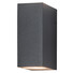 Фасаден аплик ZAMBELIS E124 OUTDOOR SCONCE 2xGU10 | Osvetlenieto.bg