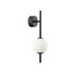 LED Аплик ZAMBELIS 20133 WALL LIGHT GLASS &METAL WHITE-BLACK 6W 3000K | Osvetlenieto.bg