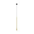 LED Пендел ZAMBELIS 20143 PENDANT LIGHT ALUMINIUM BLACK CANOPY-BRASS LAMP 7W 3000K | Osvetlenieto.bg