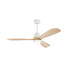 LED Плафон ZAMBELIS 19140 PENDANT FAN WHITE NATURAL WOOD LED 15W 3000K-6000K | Osvetlenieto.bg