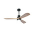 LED Плафон ZAMBELIS 19141 PENDANT FAN BLACK NATURAL WOOD 15W 3000K-6000K | Osvetlenieto.bg