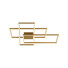 LED Плафон ZAMBELIS 2022 CEILING LIGHT ALUMINIUM&ACRYLIC GOLDEN LEAF 55W 3000K | Osvetlenieto.bg