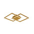 LED Плафон ZAMBELIS 2028 CEILING LIGHT ALUMINUM&ACRYLIC GOLD 25W 3000K | Osvetlenieto.bg