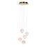 LED Полилей Rosario PND-12220121-5A-GD Italux 21W 3000K | Osvetlenieto.bg