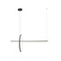 LED Полилей ZAMBELIS 20128 PENDANT LIGHT ALUMINUM DIMMING BLACK 48W 3000K | Osvetlenieto.bg