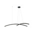 LED Полилей ZAMBELIS 20130 PENDANT LIGHT ALUMINUM &ACRYLIC  BLACK 45W 3000K | Osvetlenieto.bg