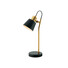 Настолна лампа ZAMBELIS 20217 TABLE LAMP IRON BLACK - GOLD ON /OFF SWITCH 1xE27 | Osvetlenieto.bg