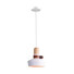 Пендел ZAMBELIS 1992 PENDANT LIGHT WHITE WOOD LEATHER 1xE27 | Osvetlenieto.bg