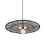Полилей ZAMBELIS 19104 PENDANT LAMP BAMBOO BLACK 1xE27 | Osvetlenieto.bg