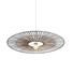 Полилей ZAMBELIS 19106 PENDANT LIGHT BAMBOO METAL WHITE 1xE27 | Osvetlenieto.bg