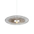 Полилей ZAMBELIS 19107 PENDANT LIGHT BAMBOO METAL WHITE 1xE27 | Osvetlenieto.bg