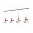 Полилей ZAMBELIS 1993-W PENDANT LIGHT WHITE 4xE27 | Osvetlenieto.bg