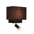 Аплик ZAMBELIS H59 SCONCE BLACK 1xE14+LED 3W 3000K | Osvetlenieto.bg