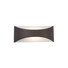 LED Фасаден аплик ZAMBELIS E266 UP DOWN LED WALL LAMP ALUMINIUM DRIVER INCLUDED BROWN 12W 3000K | Osvetlenieto.bg