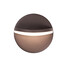 LED Фасаден аплик ZAMBELIS E267 WALL LAMP ALUMINIUM DRIVER INCLUDED BROWN 16W 3000K | Osvetlenieto.bg