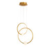 LED Полилей LOZANNA PND-20112035-2B-GD Italux 44.8W 3000K | Osvetlenieto.bg
