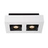 Луна за открит монтаж CASEMIRO IT8001S2-WH/BK Italux 2xGU10 | Osvetlenieto.bg