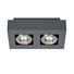 Луна за открит монтаж CASEMIRO IT8002S2-BK/AL Italux 2xGU10 | Osvetlenieto.bg