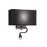 Аплик HOTEL AP2 TOTALE NERO 215709 Ideal Lux 2xE27/LED | Osvetlenieto.bg