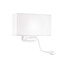 Аплик HOTEL AP2 TOTALE BIANCO 215693 Ideal Lux 2xE27/LED | Osvetlenieto.bg