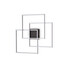 LED Плафон FRAME PL QUADRATO NERO 3000K 270678 Ideal Lux | Osvetlenieto.bg