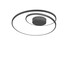 LED Плафон OZ PL D060 ON-OFF NERO 3000K 269412 Ideal Lux | Osvetlenieto.bg