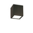 Външен плафон TECHO PL1 D15 SQUARE NERO 251530 Ideal Lux 1xGU10 IP54 | Osvetlenieto.bg