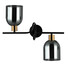 Аплик Servio WL-66892-2A-BK-SG Italux 2xE14 | Osvetlenieto.bg