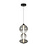 LED Пендел Sonte PND-24352V-24W-BK-SG Italux 24W 3000K | Osvetlenieto.bg