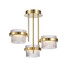 LED Плафон Tiara PND-77362-3-24W-GD Italux 24W 3000K | Osvetlenieto.bg