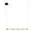 LED Полилей Sanpo PND-26384-4-GD-CL Italux 11W 3000K | Osvetlenieto.bg
