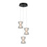 LED Полилей Tica PND-83949-3-BK Italux 22W 3000K | Osvetlenieto.bg