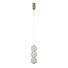 LED Пендел Ganti PND-34362-3V-HBR-OPAL Italux 8W 3000K | Osvetlenieto.bg