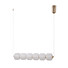 LED Полилей Ganti PND-34362-6H-HBR-OPAL Italux 15W 3000K | Osvetlenieto.bg
