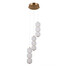 LED Полилей Ganti PND-34362-9-HBR-OPAL Italux 20W 3000K | Osvetlenieto.bg