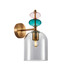 Аплик Busco WL-30263-1B-BRO-SG Italux 1xE27 | Osvetlenieto.bg