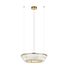 LED Кристален полилей Zambelis 23046 PENDANT LED LIGHT 38W 3000K METAL-CRYSTAL ANTIQUE BRASS | Osvetlenieto.bg