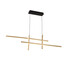 LED Полилей Zambelis 22022 PENDANT LED LIGHT 47W 3000K ALUMINIUM GOLD BLACK | Osvetlenieto.bg