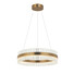 LED Полилей Zambelis 22039 PENDANT LED LIGHT 56W 3000K STAINLESS STEEL -GLASS GOLD MATT | Osvetlenieto.bg