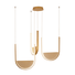 LED Полилей Zambelis 23169 PENDANT LED LIGHT 54W 3000K,4000K GOLD-CHAMPAGNE | Osvetlenieto.bg
