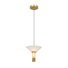 LED Полилей Zambelis 23199 PENDANT LED LIGHT 10W 3000K ALUMINIUM GOLD | Osvetlenieto.bg