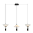 LED Полилей Zambelis 23202 LINE LED LIGHT 28W 3000K ALUMINIUM BLACK | Osvetlenieto.bg
