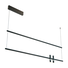 LED Полилей ZAMBELIS 23251 PENDANT LED LIGHT 2X7W + 20W 3000K MARBLE BLACK | Osvetlenieto.bg