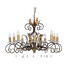 Полилей Amarilli 10 Light Bronze Gold Patina Elstead Lighting AML10-BRONZE | Osvetlenieto.bg