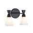 Аплик Bowtie 2lt Matte Black Elstead Lighting BOWTIE-2-MB | Osvetlenieto.bg
