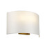 Аплик Cooper 2xE27 Large Curved Back Plate Aged Brass Designer's Lightbox DL-COOPER-L-IV-AB | Osvetlenieto.bg