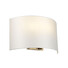Аплик Cooper 2xE27 Large Curved Back Plate Polished Chrome Designer's Lightbox DL-COOPER-L-IV-PC | Osvetlenieto.bg